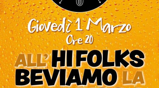 All’HI Folks! Beviamo La Birra Prodotta Il 14/12/2017